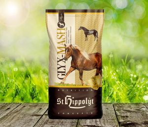 St. Hippolyt Glyx - Mash 15 kg - Getreidefreies Mash für leichtfuttrige Pferde & Ponys