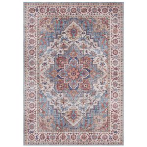 Vintage Teppich Anthea Cyanblau, Größe:80x200 cm