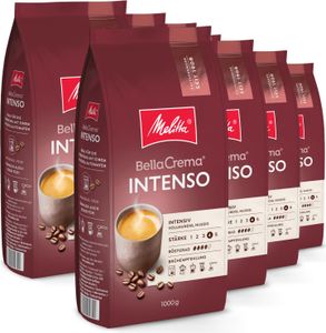 Melitta BellaCrema Intenso Kaffee-Bohnen, ungemahlen, für Vollautomaten, im Set Melitta BellaCrema Intenso Kaffee-Bohnen, ungemahlen, für Vollautomaten, im Set