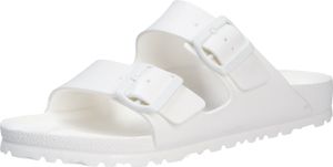 Birkenstock Damen Slides, White, 35 EU