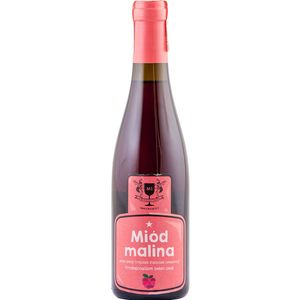 Miod Malina Trojniak med (malinová medovina tøetí) 0,375L | Medovina med víno medovina víno med medovina | 375 ml | 14% alkoholu | Imbiorowicz | nápad na dárek | 18+