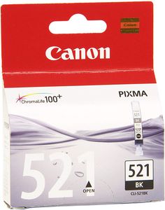 Original Tinte für Canon PIXMA iP4600 CLI-521 foto schwarz
