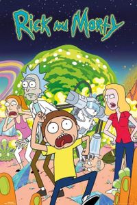 Rick and Morty Poster Charaktere 91,5 x 61 cm