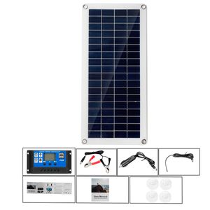 CAMTOA 1tlg. 300W Solarpanel Solarzelle Solarmodul Monokristallin + 100A Solar Controller für Wohnmobil Camping Gartenhaus
