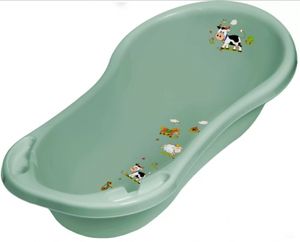 Baby Badewanne XXL 100 cm Funny Farm! Babywanne  super Design Badewanne Nordic Green