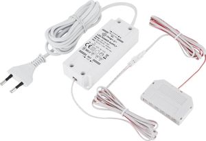 12V MINI-AMP - 16W napájací zdroj so 6-cestným rozdeľovačom - biely