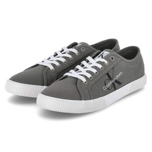 Calvin Klein Jeans Herren Low Sneaker ESS VULCANIZED LOW LACEUP CS ML Dunkelgrün Canvas Größe: 43