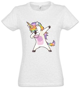 Urban Backwoods Unicorn Dab I Damen T-Shirt, Größe:L