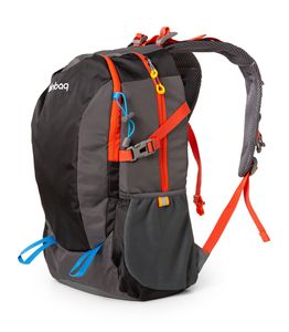 blnbag S2 - Trekkingrucksack Daypack robuster Fahrradrucksack, wetterfest, Backpack multifunktional, unisex, 46 cm, 15 L,Black Anthrazit