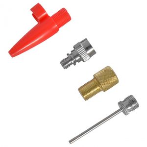 OXC ventiladapter 7,6 cm Stahl silber/gold/rot 4-teilig