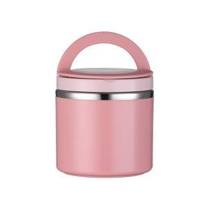 ["1000ml Edelstahl Thermo Lunchbox Brotdose Mit Griff  Isolierter Behälter, Rosa"],