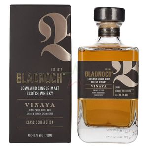 Bladnoch VINAYA Lowland Single Malt Scotch Whisky 46,7 %  0,70 lt.