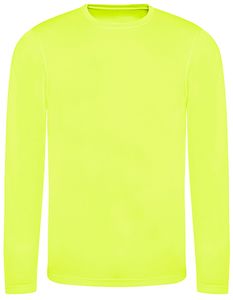 Just Cool Herren langarm Cool T T-Shirt JC002 electric yellow XXL