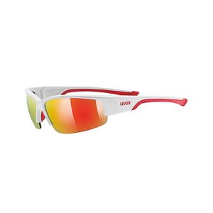 uvex Sonnenbrille Sportsstyle SGL 215 one size, white mat red