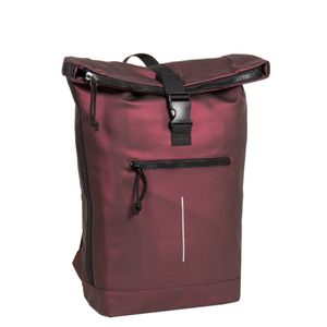 New-Rebels® Mart Waterproof Rolltop Backpack - 19L Rolltop mit Klickverschluss und 15,6" Laptopfach - Gepolsterte Rückenlehne - Geräumige Laptoptasche für jedes Abenteuer - Rot