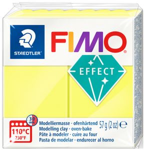 FIMO EFFECT Modelliermasse ofenhärtend neongelb 57 g