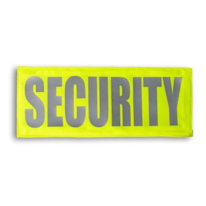 Patch für Einsatz-Warnweste Rücken Security