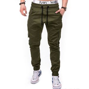 Herren Seitentasche Lässige Hose Mit Kordelzug Gym Fitness Jogging Schnelltrocknende Hose,Farbe: Grün,Größe:XL