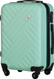 Xonic Design Reisekoffer - Hartschalen-Koffer mit 360° Leichtlauf-Rollen - hochwertiger Trolley mit Zahlenschloss in M-L-XL oder Set (Pastell Mintgrün M, klein)