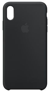 Apple iPhone XS Max Silikon Case, Schwarz