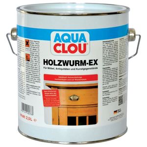 Holzwurm-Ex AQUA CLOU für Möbel und Antiquitäten farblos 2,5 L