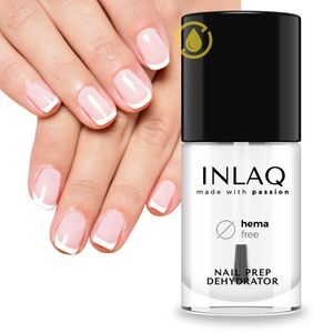 INLAQ Nail Prep Dehydrator 7ml Odtłuszczacz Oczyszczanie Płytki HEMA Free