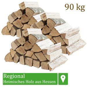 Brennholz Kaminholz Holz 90 kg Für Ofen und Kamin Kaminofen Feuerschale Grill Buche Feuerholz Buchenholz Holzscheite Wood 33 cm Flameup