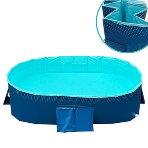 Starlyf Foldable Pool, Planschbecken, faltbarer Pool ohne Aufblasen, langlebig & robust, 600 Liter, 210 x 137 x 50 cm
