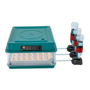38 Eier Vollautomatische Brutmaschine digital Inkubator Brutautomat grün