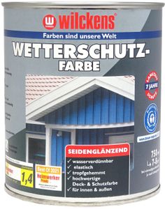 Wilckens Wetterschutzfarbe RAL 7016 Anthrazitgrau 750 ml