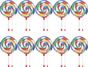 Lollipop Shape Drum, detská sada tamburín, farebná sada tamburín, farebná sada bubnových paličiek, bubnová palička, hudobný rytmický nástroj