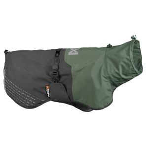 Non-stop dogwear FJORD RAINCOAT grey/green |2963| Regenschutz, Größe:40