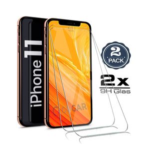 2X iPhone 11 - Panzerglas Glasfolie Display Schutz Folie Glas 9H Hart Echt Glas Displayschutzfolie 2 Stück
