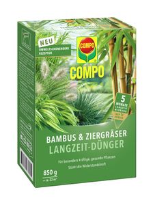 COMPO Bambus und Ziergräser Langzeit-Dünger - 850 g für ca. 22 m²