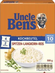 Uncle Ben's Langkorn-Reis 500 G (4 Beutel)
