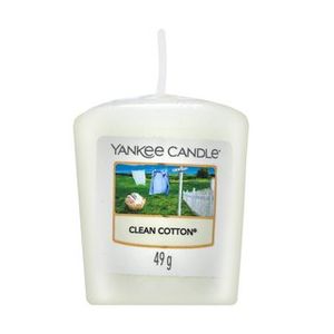 Yankee Candle - votivní svíčka Clean Bavlna (Čistá bavlna) 49g