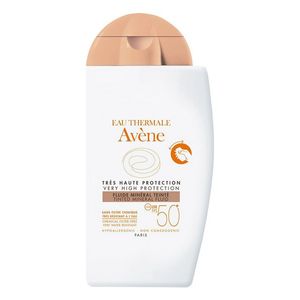 Avène Sonnenfluid Avène Gamme Blanche 100% Fluide Minérale Teinté SPF50+ 40ml