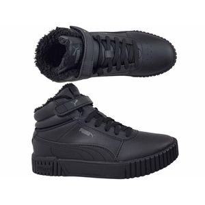 Puma Carina 2.0 Mid Winter Sneakers Kinder schwarz Gr 34,5