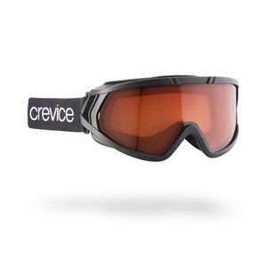 BLACK CREVICE - Skibrille für Brillenträger - OTG - S3 - Farbe: Schwarz/Orange