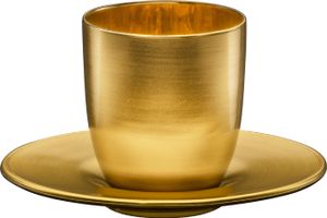 Eisch Espressoglas 109/6 full-gold mit Untersetzer in GR COSMO COLLECT 70510911