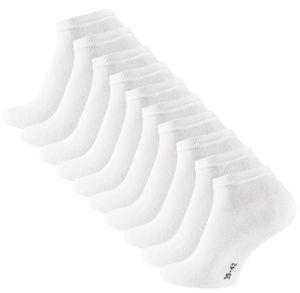 Stark Soul® Essentials Sneaker-Socken 10 Paar 39-42 weiß