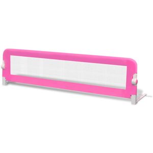 vidaXL Kleinkind Sicherheit Bettgitter 150x42 cm Rosa