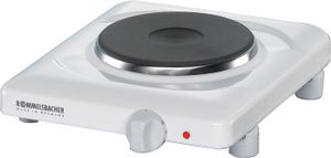 Einzelkochplatte THL 1097, langlebige Gussheizplatte, emailliertes Gehäuse, stufenlose Temperaturregelung, Überhitzungsschutz,1 Heizplatte: 145 mm Ø, 1000 Watt