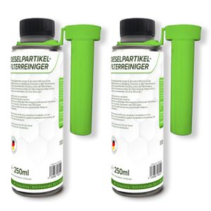 Flotex® - Effizienter Dieselpartikelfilter Reiniger 2 x 250ml | Diesel Additiv für alle Dieselmotoren | Dieselpartikelfilter Reiniger als Diesel Zusatz zur einfachen Anwendung