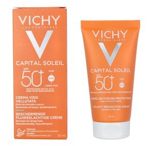 Vichy Capital Soleil Water Resistant SPF50+ Velvety Cream Schutzcreme für Gesicht 50 ml