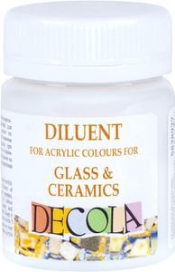 Decola - Acryl Verdünner für Porzellan und Keramik | 50ml Verdünnungsmittel für Acrylfarben | Hergestellt von Neva Palette