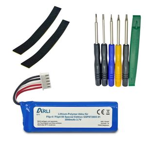 ARLI Akku für JBL Flip 4 / Flip4 IIII Special Edition GSP872693 01 Batterie 3000 mAh 3,7 V