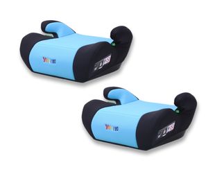 2x YALION Kindersitzerhöhung Sitzerhöhung Auto Kinder Kinderautositze- Kindersitz Gruppe für Kinder von 125-150CM(ca.6-10Jahren), 3-Punkt-Gurt, ECE R1