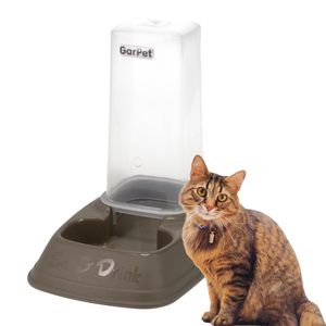 Automatischer Futterspender Wasserspender 2in1 Futterautomat Wasserautomat für Hunde Katzen Wasser und Futter Automat Spender Napf 700 ml