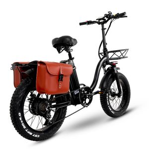 20 Zoll Elektrofahrrad Fatbike Klappbar E-Bike E-Faltrad 48V 15Ah 30-45km/h mit Tasche, Max Bis 120kg